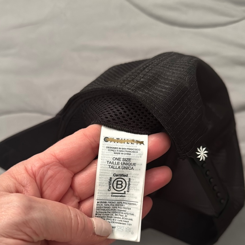 NWT Women’s Athleta Classic Black Cap, cute on ! - Picture 5 of 6